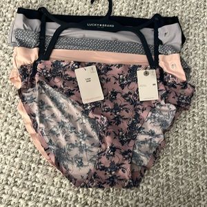 NWT Lucky Brand 5 Pack Bikini Underwear